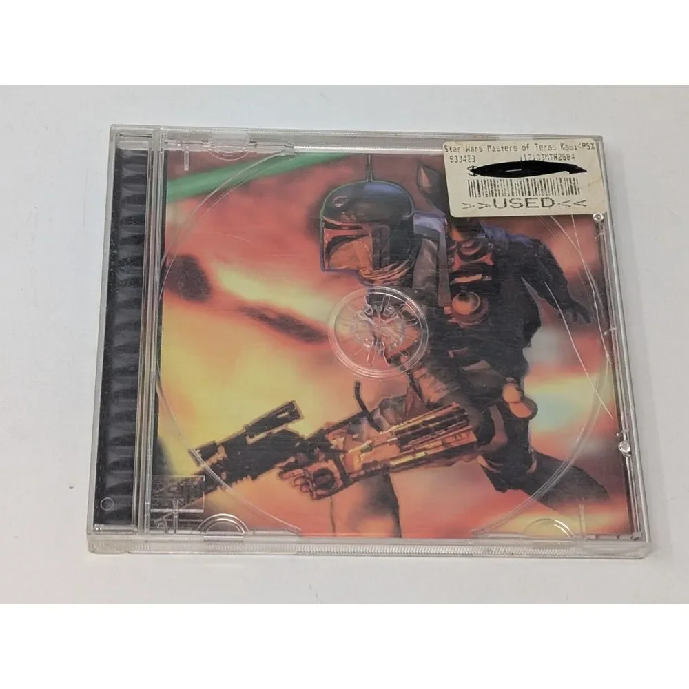 Star Wars Masters of Teras Kasi PlayStation 1 PS1 Fighting Game Disc &‎ Art ONLY